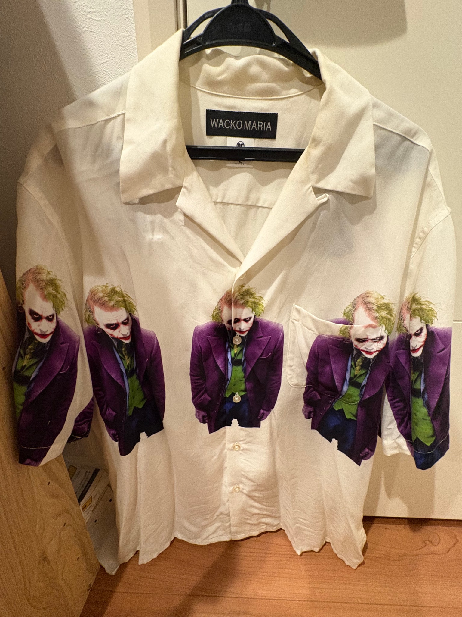 WACKO MARIA x The Dark Knight Trilogy Hawaiian Shirt "White"