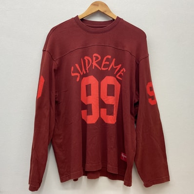 Supreme【シュプリーム】スウェット 99 エルエス フットボール トップ マルーン レッド ブラウン L