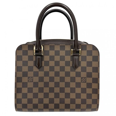 LOUIS VUITTON ルイヴィトン ハンドバッグ トリアナ N51155 ダミエキャンバス ブラウン 茶 ゴールド金具 レディース 美品【中古品】