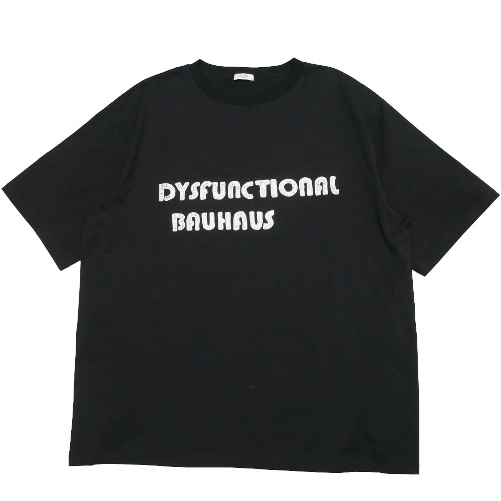 ■未使用品■2023SS■CELINE セリーヌ 半袖Tシャツ サイズL DYSFUNCTIONAL BAUHAUS レナータ ピーターセン セリーヌオム オーバーサイズ イタリア製 20260204/RA7633