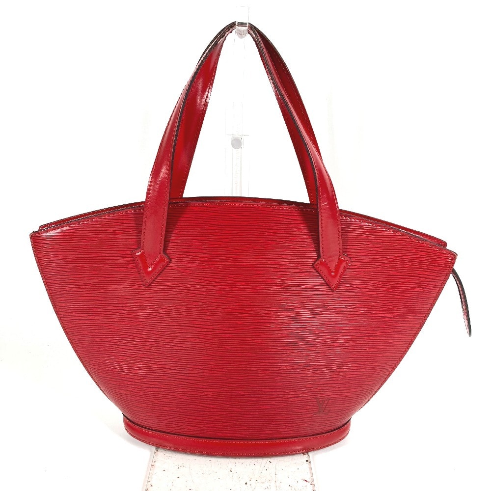 ルイヴィトン LOUIS VUITTON サンジャック M52277  エピ カバン トートバッグ 肩掛け ショルダーバッグ ハンドバッグ エピレザー カスティリアンレッド レッド