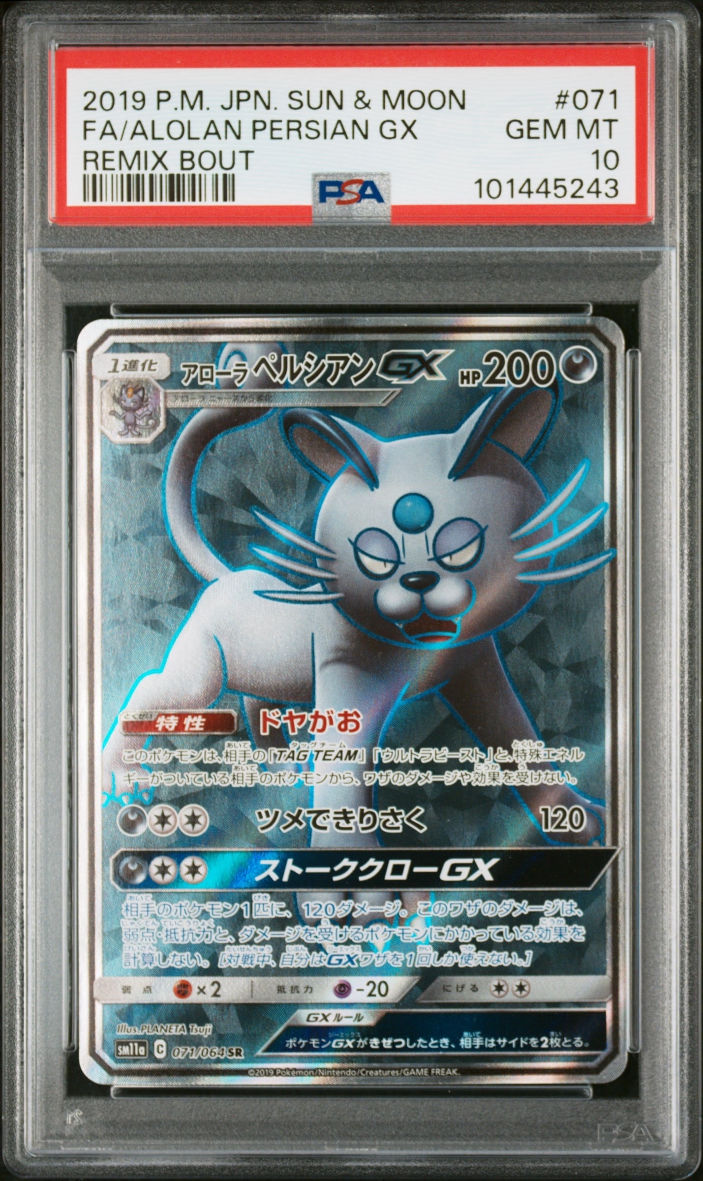 ペルシアンGX SR PSA10 ペルシアンgx SR HR PSA10 2連番 【公式通販】