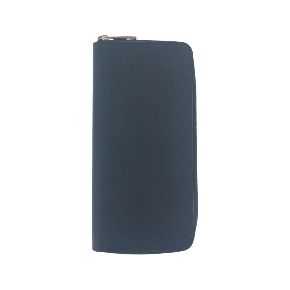 美品 LOUIS VUITTON ルイヴィトン トリヨン ジッピーウォレット ヴェルティカル ネイビー 紺 シルバー金具 レザー 長財布 ロングウォレット 502019 【中古】