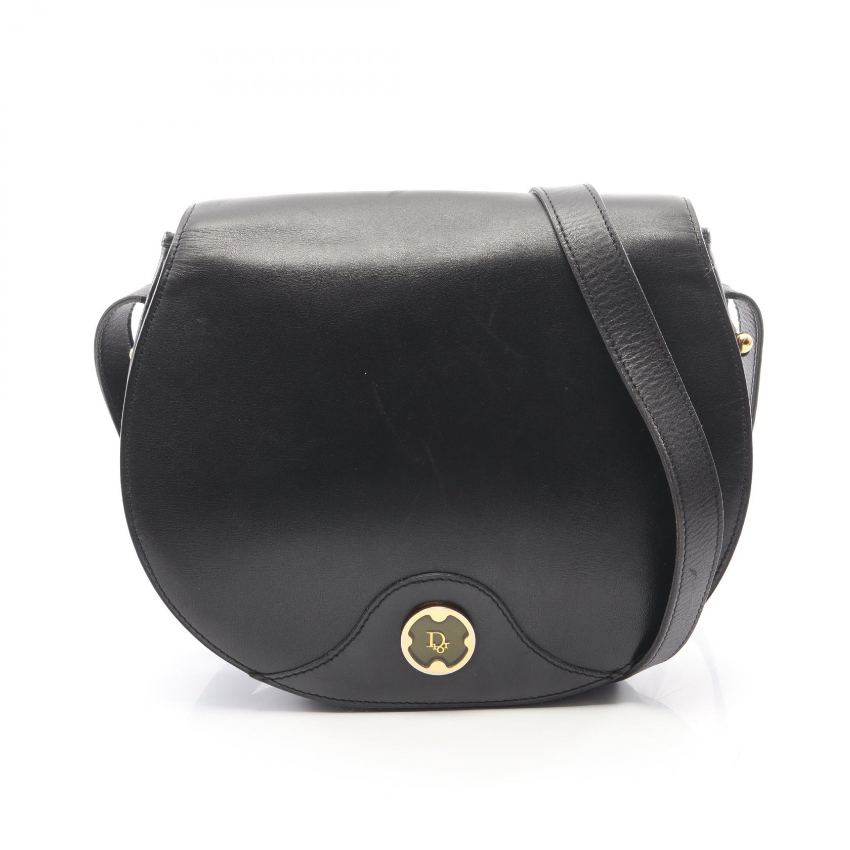 ディオール Dior ショルダーバッグ バッグ レザー レディース ブラック系 【中古】