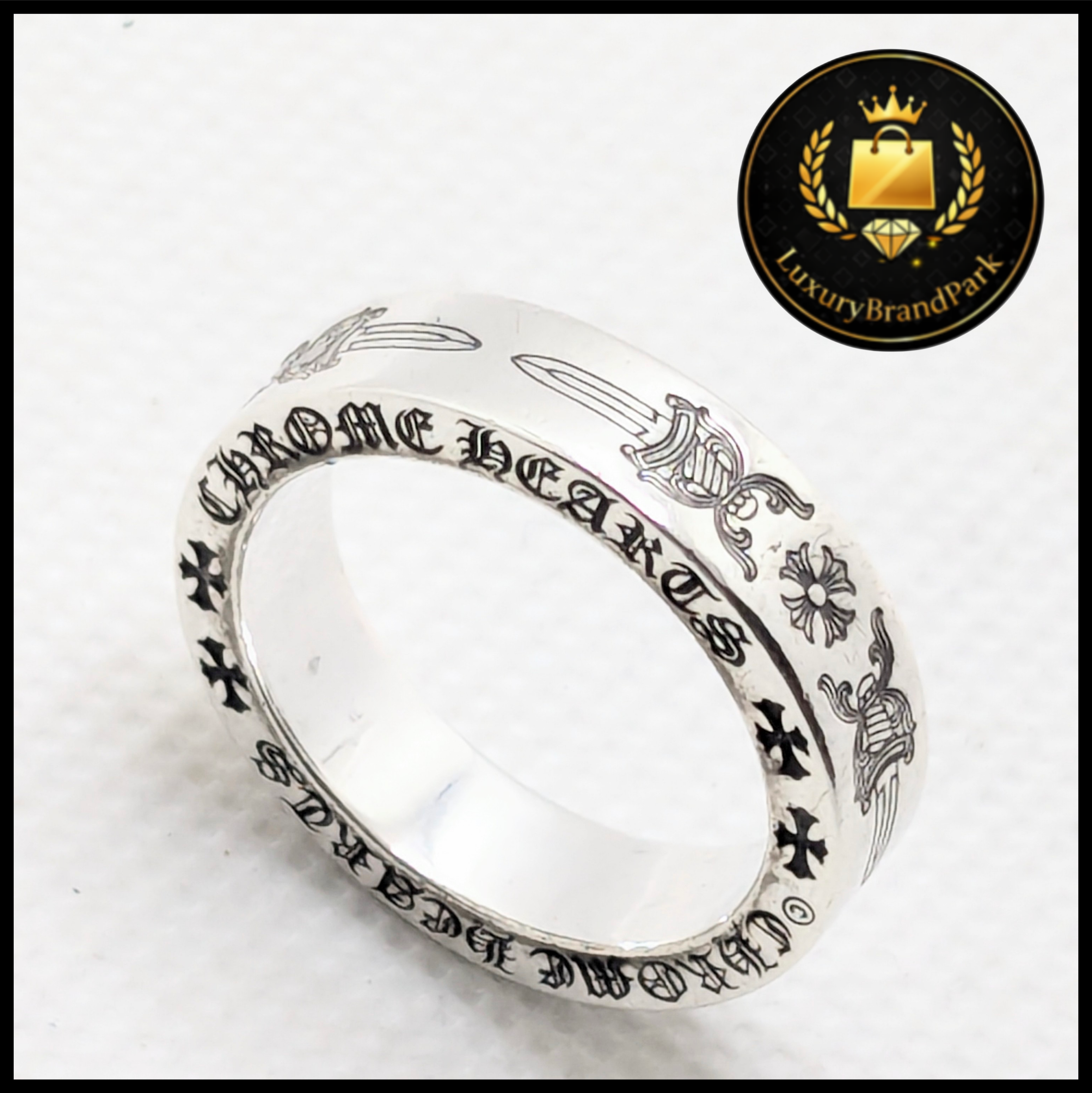 Chrome Hearts Spacer Ring 6mm Dagger Plus "Silver"