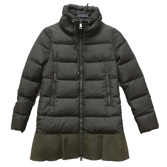 MONCLER モンクレール VIBURNUM ダウンジャケット ダウンコート カーキ オリーブ C20934996380 54155
00 SIZE 00 レディース【中古】