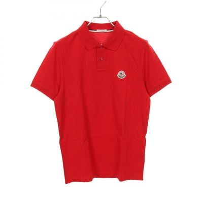 モンクレール MONCLER ポロシャツ 衣料品 トップス コットン メンズ レッド系 G10918A73300 【中古】