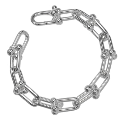 ティファニー ハードウェア ラージリンク レディースブレスレット