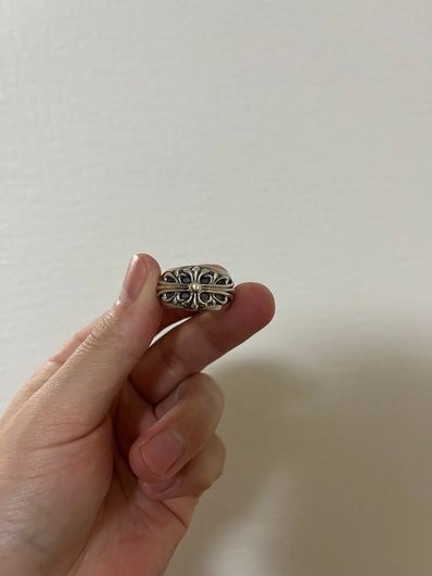 Chrome Hearts Floral Cross Ring "Silver"