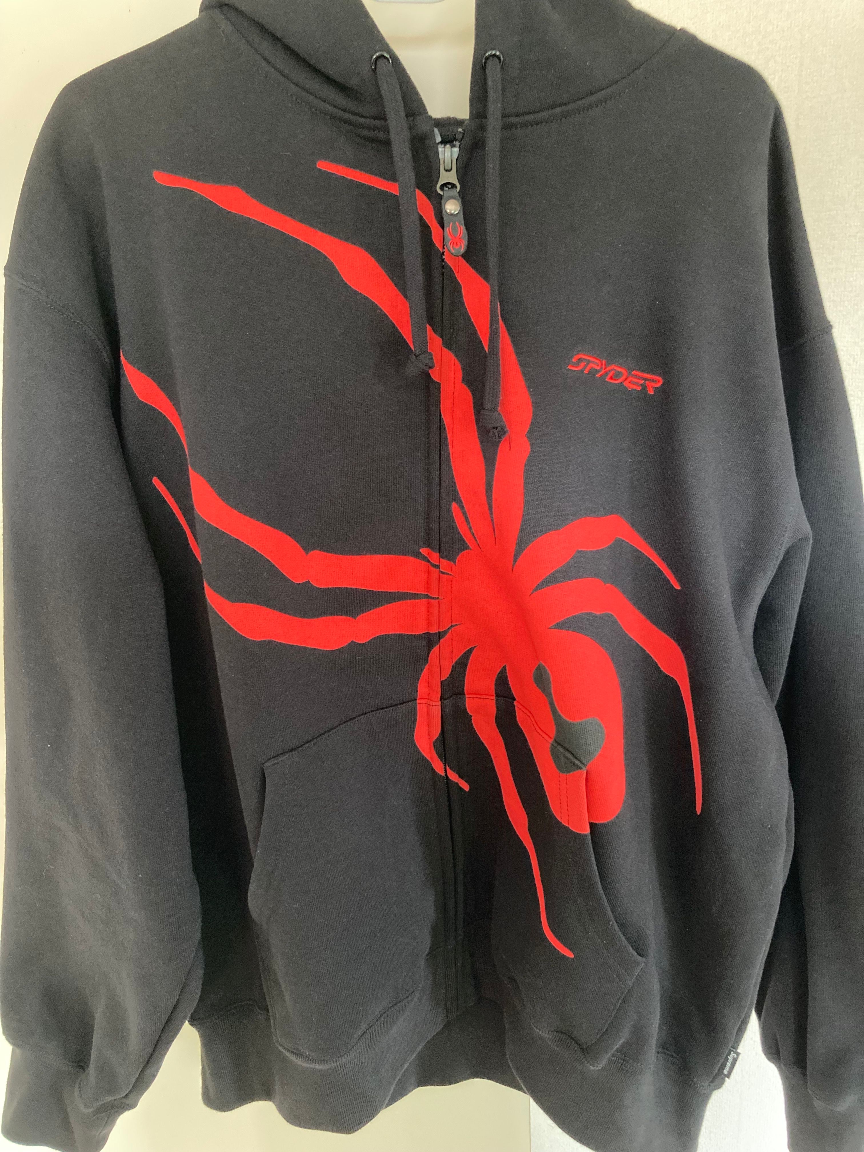 Supreme x Spyder Zip Up Hooded Sweatshirt "Black"