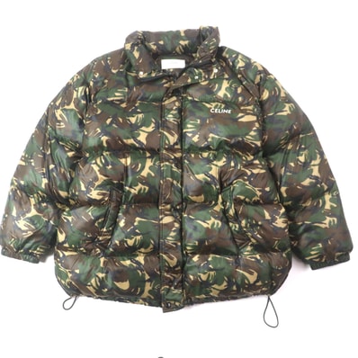 極美品 セリーヌ
ジャケット グリーン ブラウン マルチ メンズ 54 2W4300610