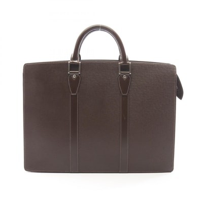 ルイ・ヴィトン LOUIS VUITTON ポルトドキュマン ロザン ブリーフケース バッグ レザー タイガ グリズリ メンズ ブラウン系 M30058 【中古】