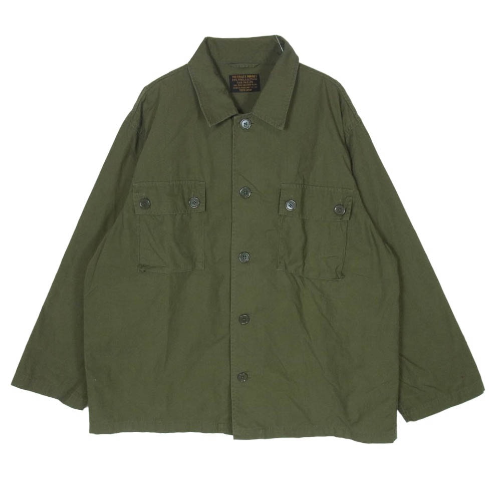 WACKO MARIA ワコマリア 22SS 22SS-WMO-ML02 リップストップ ファティーグ ミリタリー ジャケット カーキ系 S【中古】