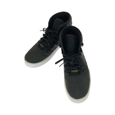 美品 NIKE ナイキ ジョーダン ウェストブルック 0 サイズ11 ブラック ホワイト ゴールド金具 レザー スニーカー ハイカットスニーカー 604361 【中古】