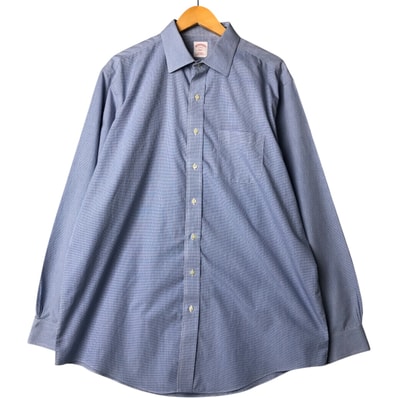 古着 ブルックスブラザーズ Brooks Brothers 346 長袖 コットンチェックシャツ メンズXL相当/eaa575315