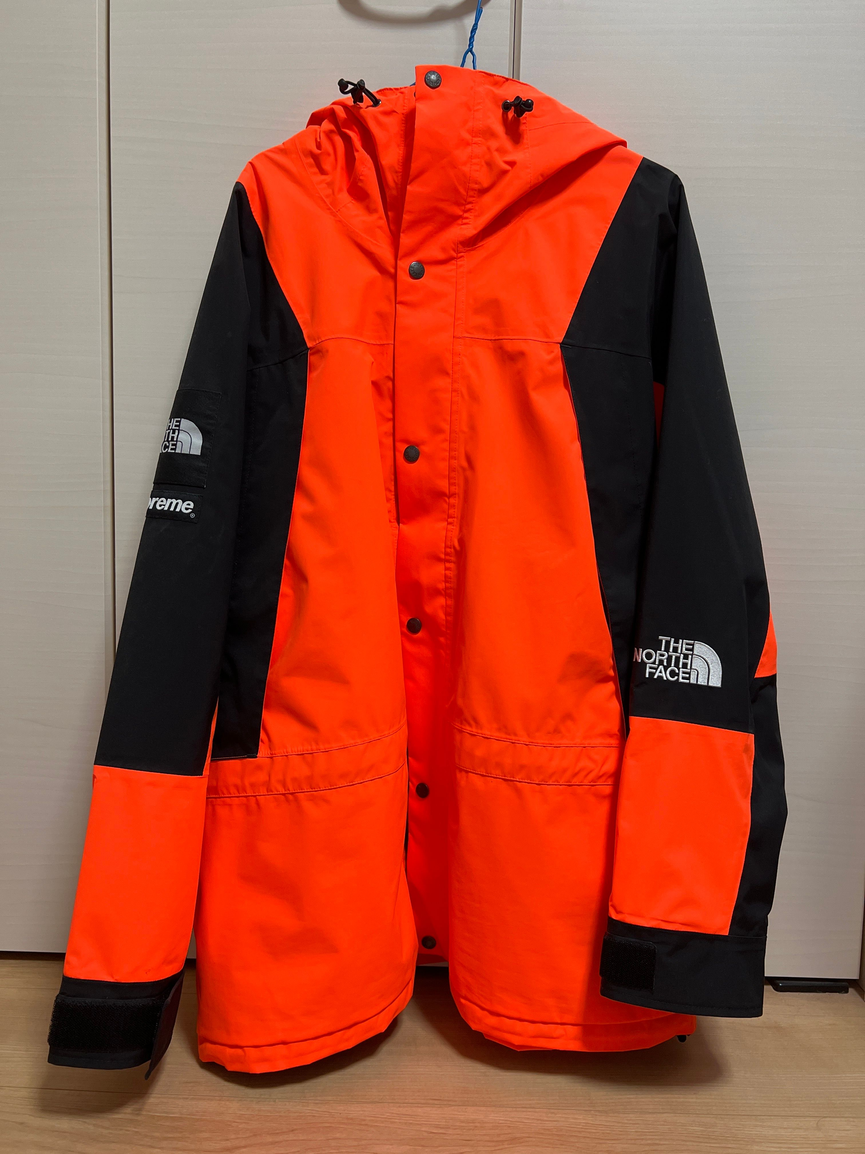 Supreme x The North Face Mountain Light Jacket "Power Orange"
