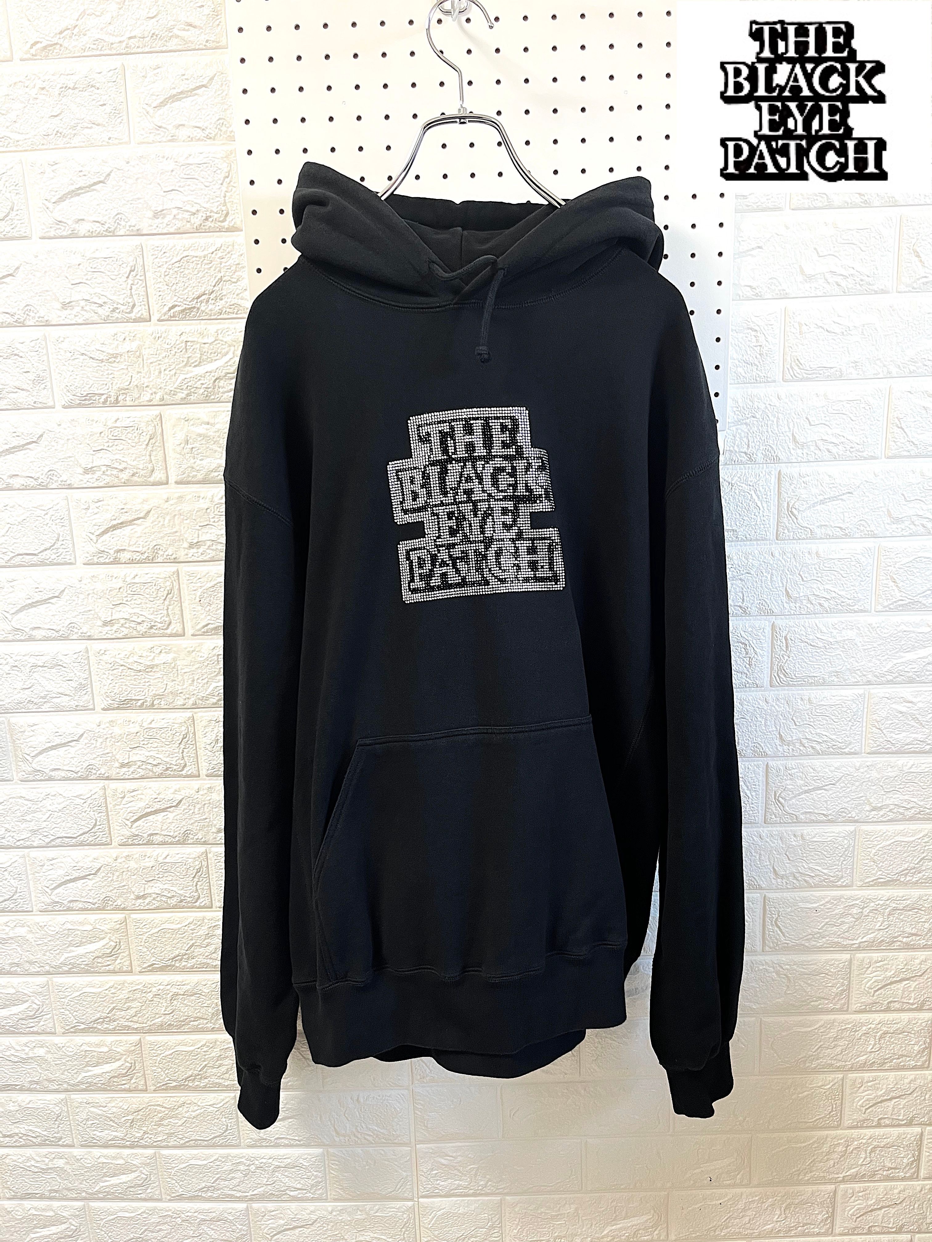 BlackEyePatch RHINESTONE OG LABEL HOODIE "Black"