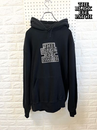 BlackEyePatch RHINESTONE OG LABEL HOODIE "Black"