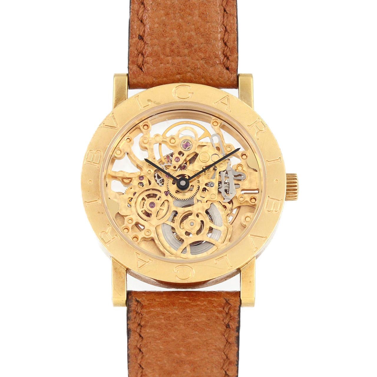 【ノーメンテナンス還元価格】ブルガリ ブルガリブルガリスケルトン YG BB33GLSK YG 自動巻