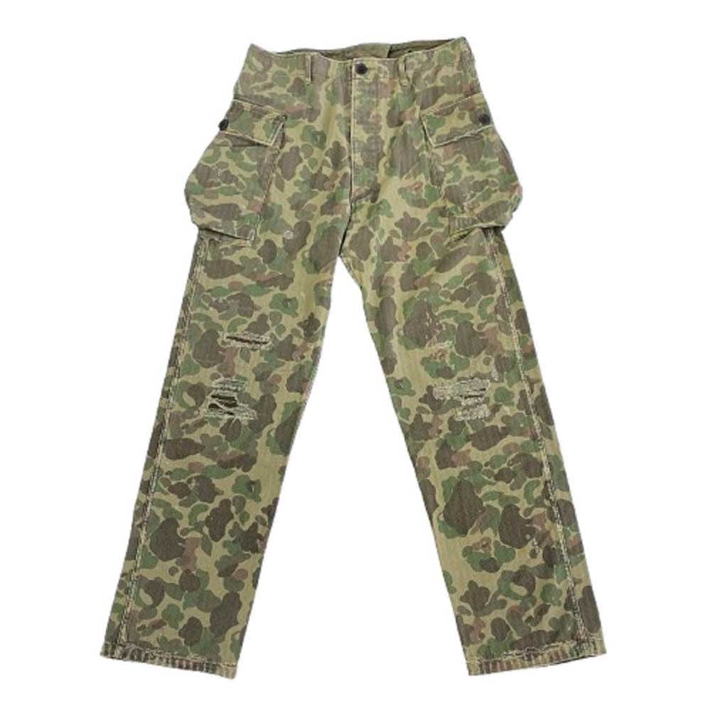 VISVIM ビズビム パンツ 0519905008001 CAMO VETERANS CRASH F.I.L. Pocket Wide Pants カモ パンツ カーキ系 マルチカラー系 2【中古】