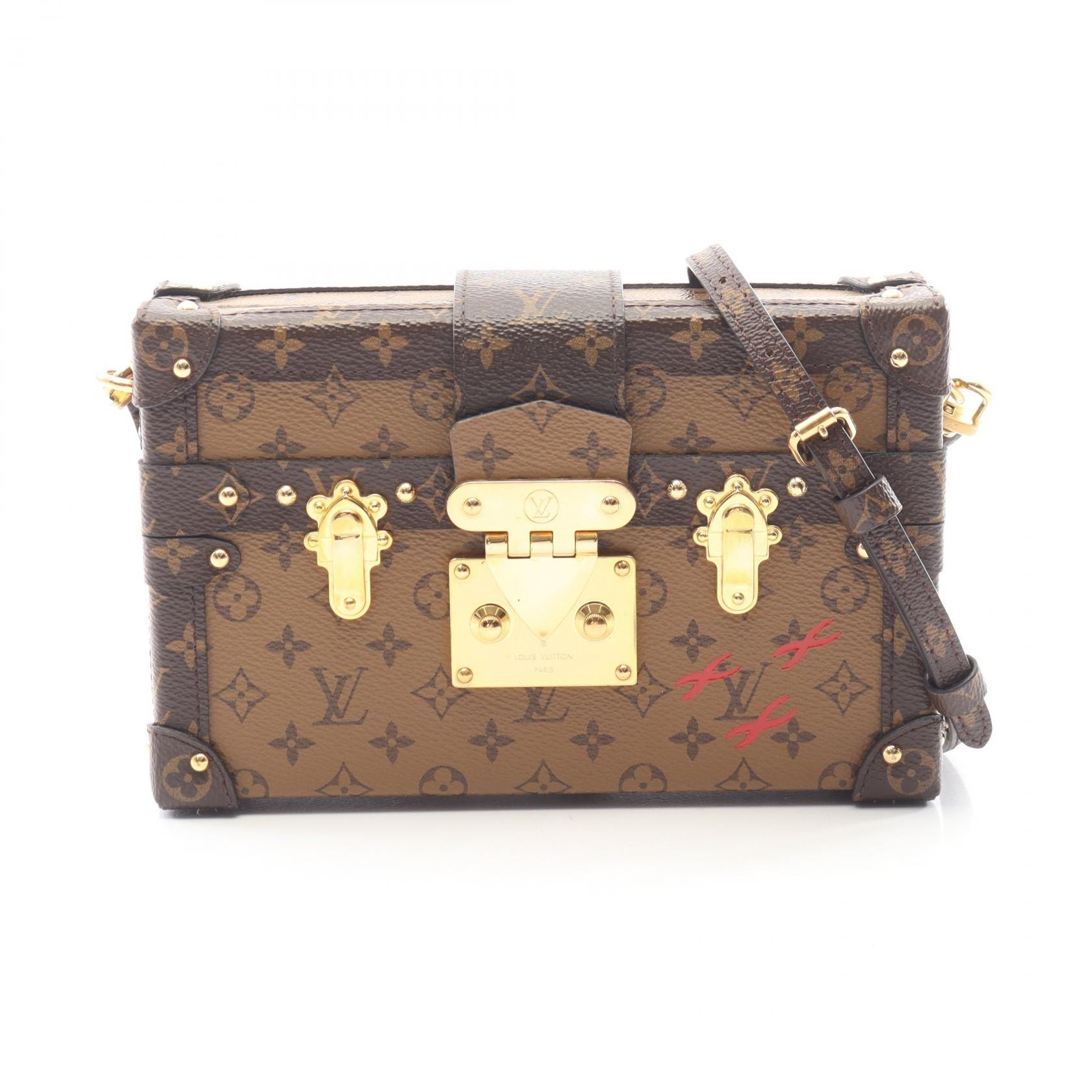 ルイ・ヴィトン LOUIS VUITTON プティット マル モノグラムリバース ショルダーバッグ バッグ PVCコーティングキャンバス モノグラム・リバース レディース ブラウン系 M45960 【中古】