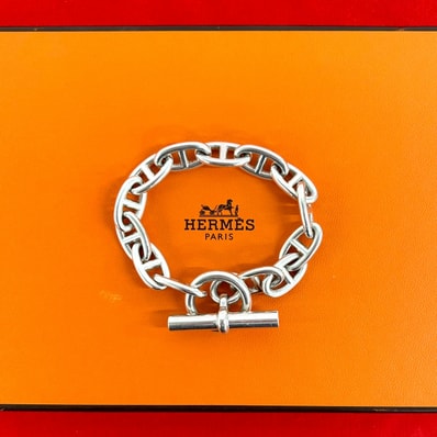 HERMES エルメス シェーヌダンクル GM 13コマ ブレスレット シルバー925 ブレスレット シルバー
40011