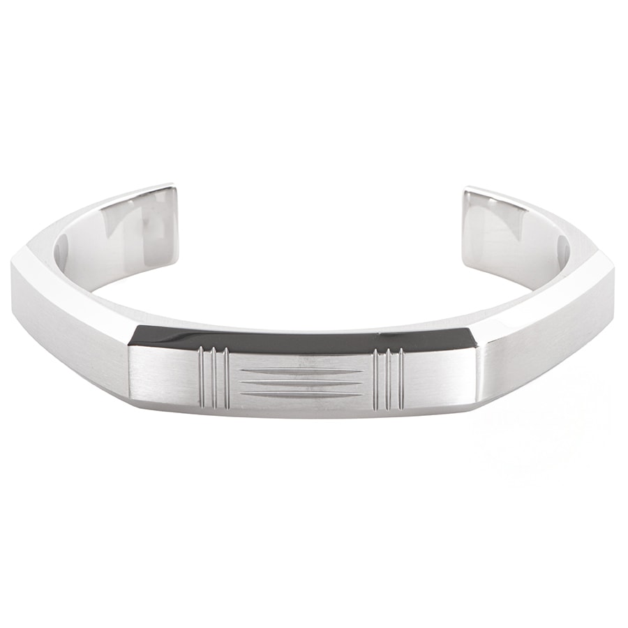 HERMES エルメス ツールボックス GM カフ ブレスレット バングル ステンレススチール シルバー【中古】