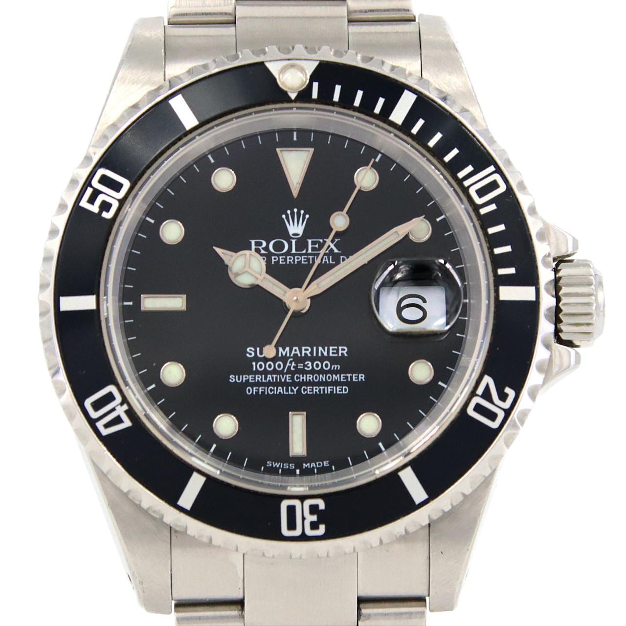 【ノーメンテナンス還元価格】ロレックス サブマリーナーデイト 16610 SS 自動巻 K番