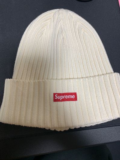 Supreme SS22 Overdyed Beanie "Cream"(22SS)