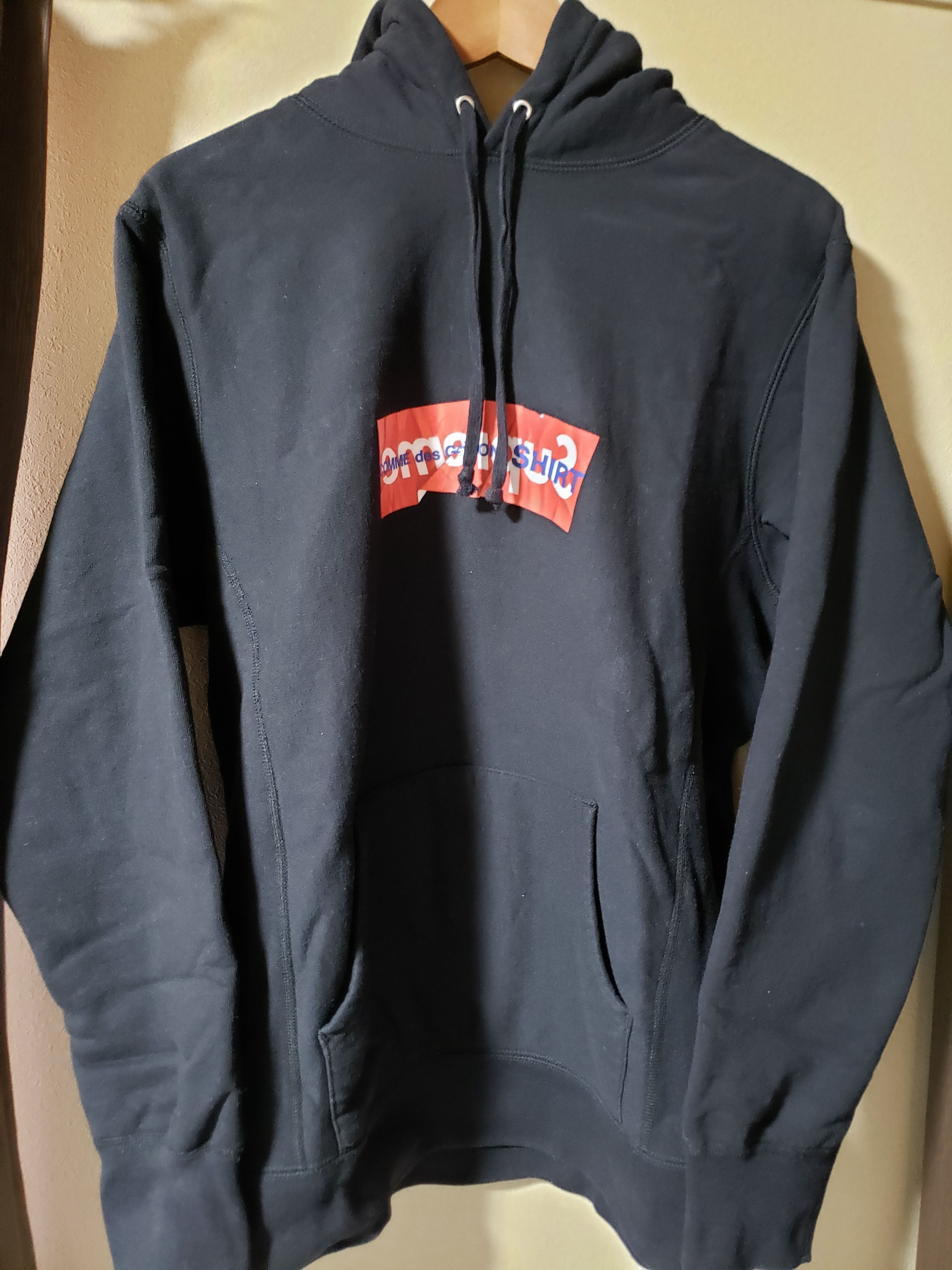 Supreme Comme Des Garcons SHIRT Box Logo Hooded Sweatshirt "Black"