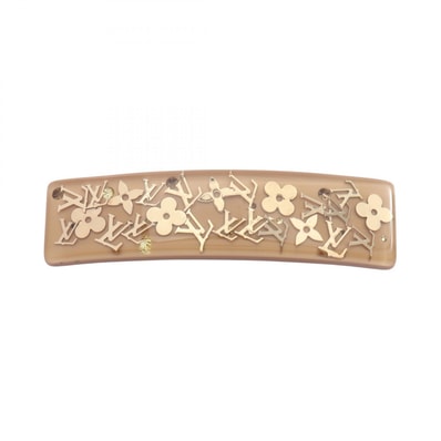 ルイ・ヴィトン LOUIS VUITTON バレッタ アンクルージョンGM バレッタ アクセサリー GP(ゴールドメッキ) レジン レディース ピンク系 / ゴールド系 M65305 【中古】