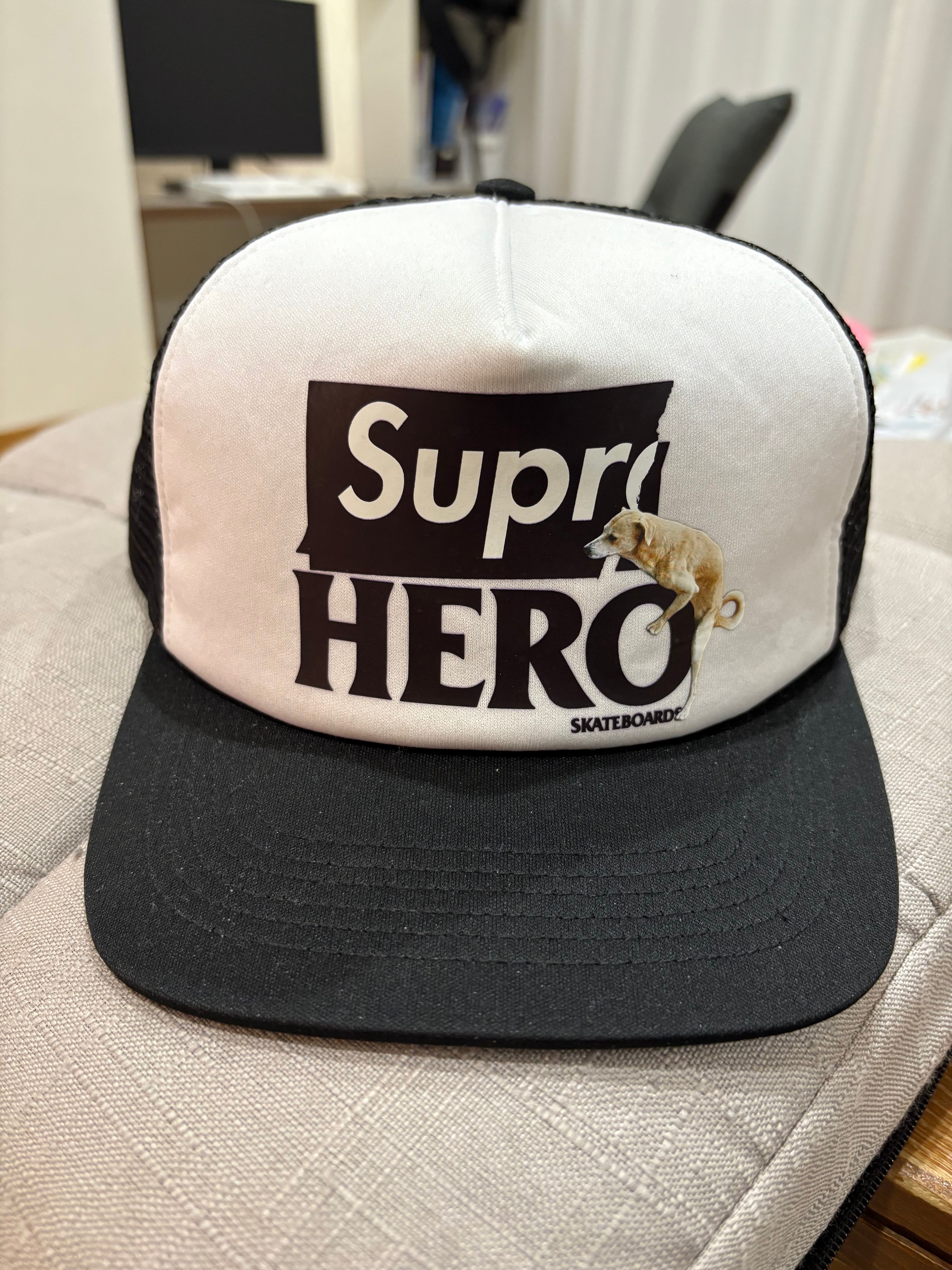 Supreme / ANTIHERO Mesh Back 5-Panel "Black"