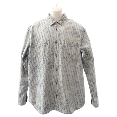 ディオール オーバーシャツ 長袖 40 デニム【中古】【ABランク】