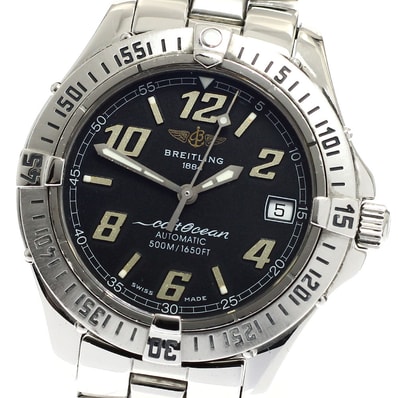 ブライトリング コルトオーシャン デイト A17350 メンズ 【中古】