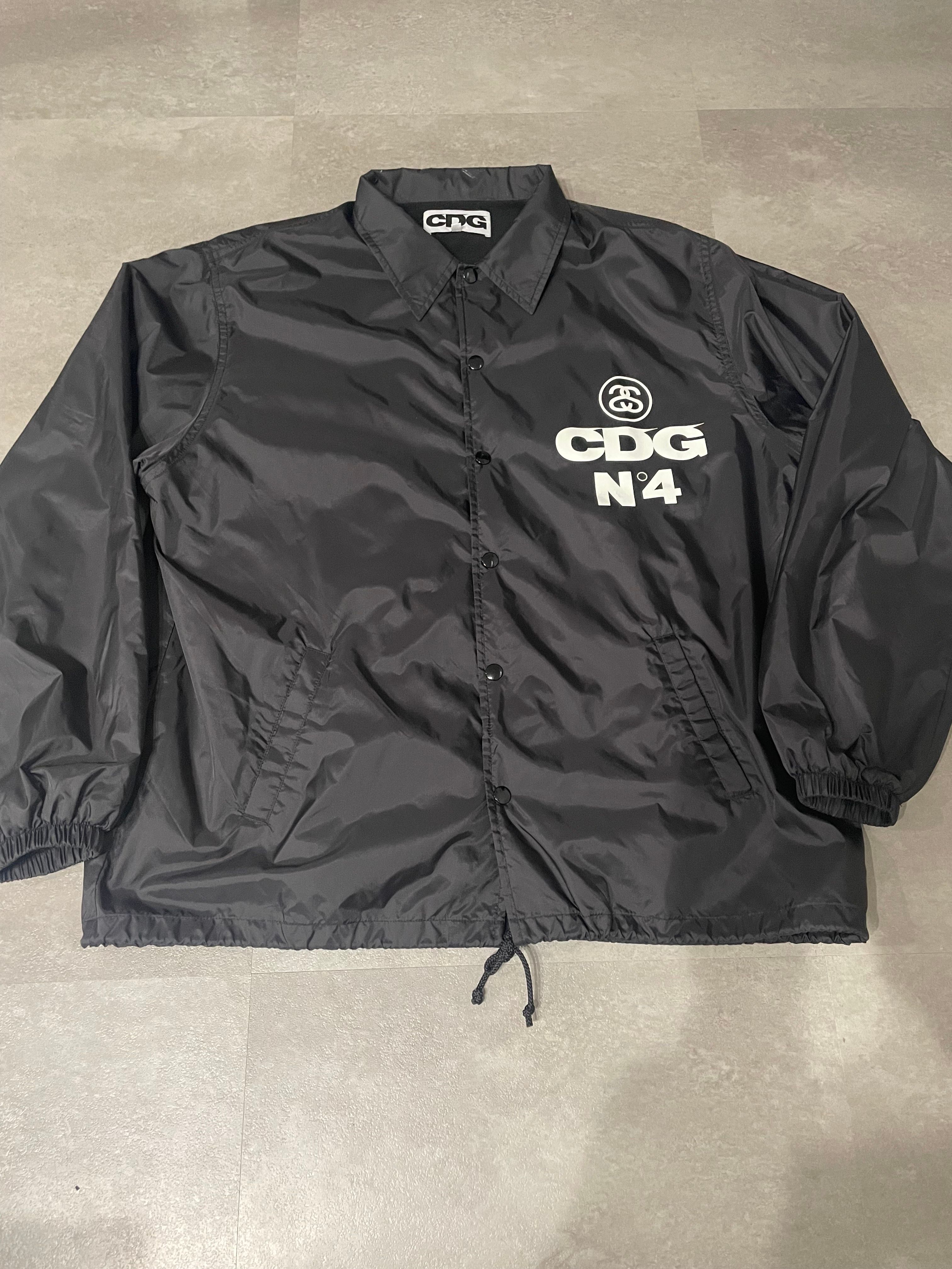 Stussy COMME des GARÇONS COACH JACKET "Black"