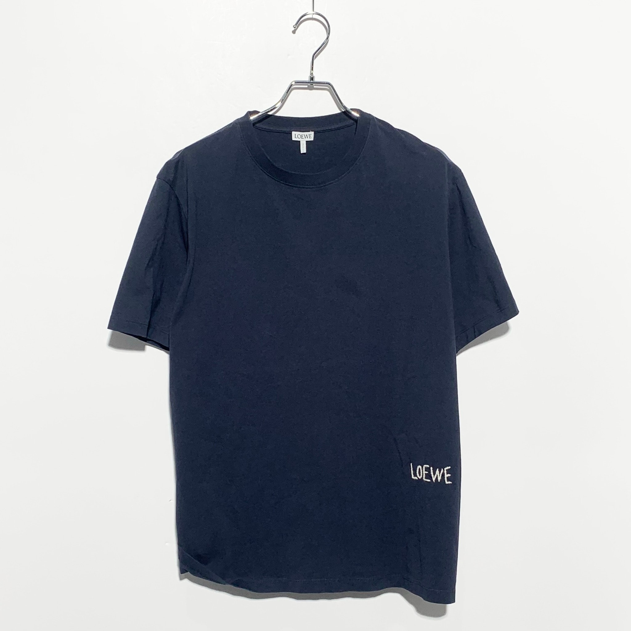 LOEWE Embroidered T-Shirt "Navy"