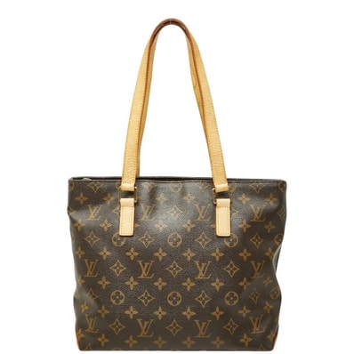 ルイ ヴィトン モノグラム カバ ピアノ トートバッグ ショルダーバッグ M51148 ブラウン PVC レザー レディース LOUIS VUITTON 【中古】