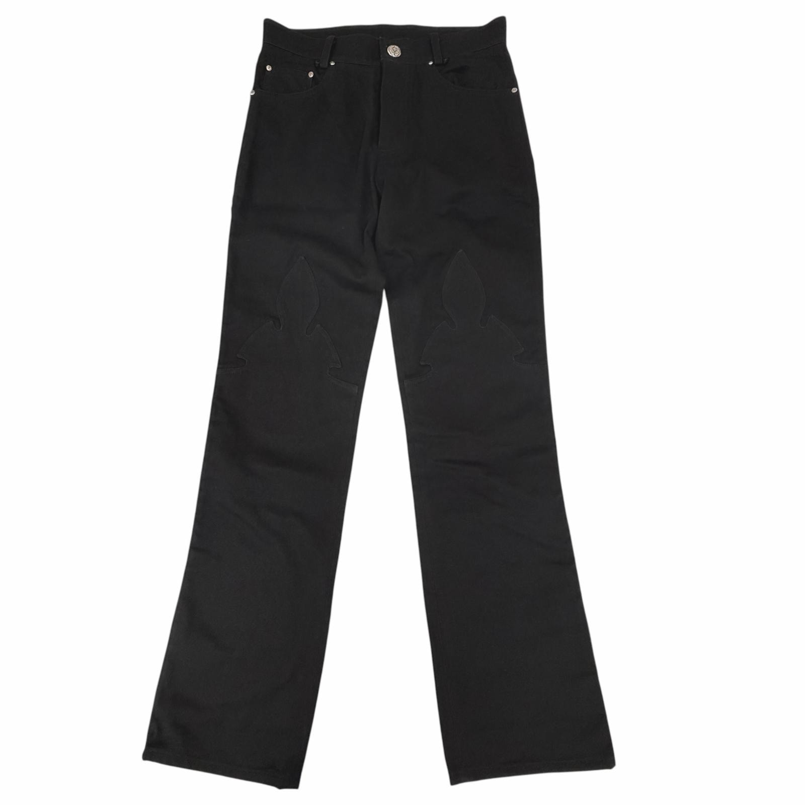 美品 クロムハーツ デニムパンツ ブラック メンズ 29