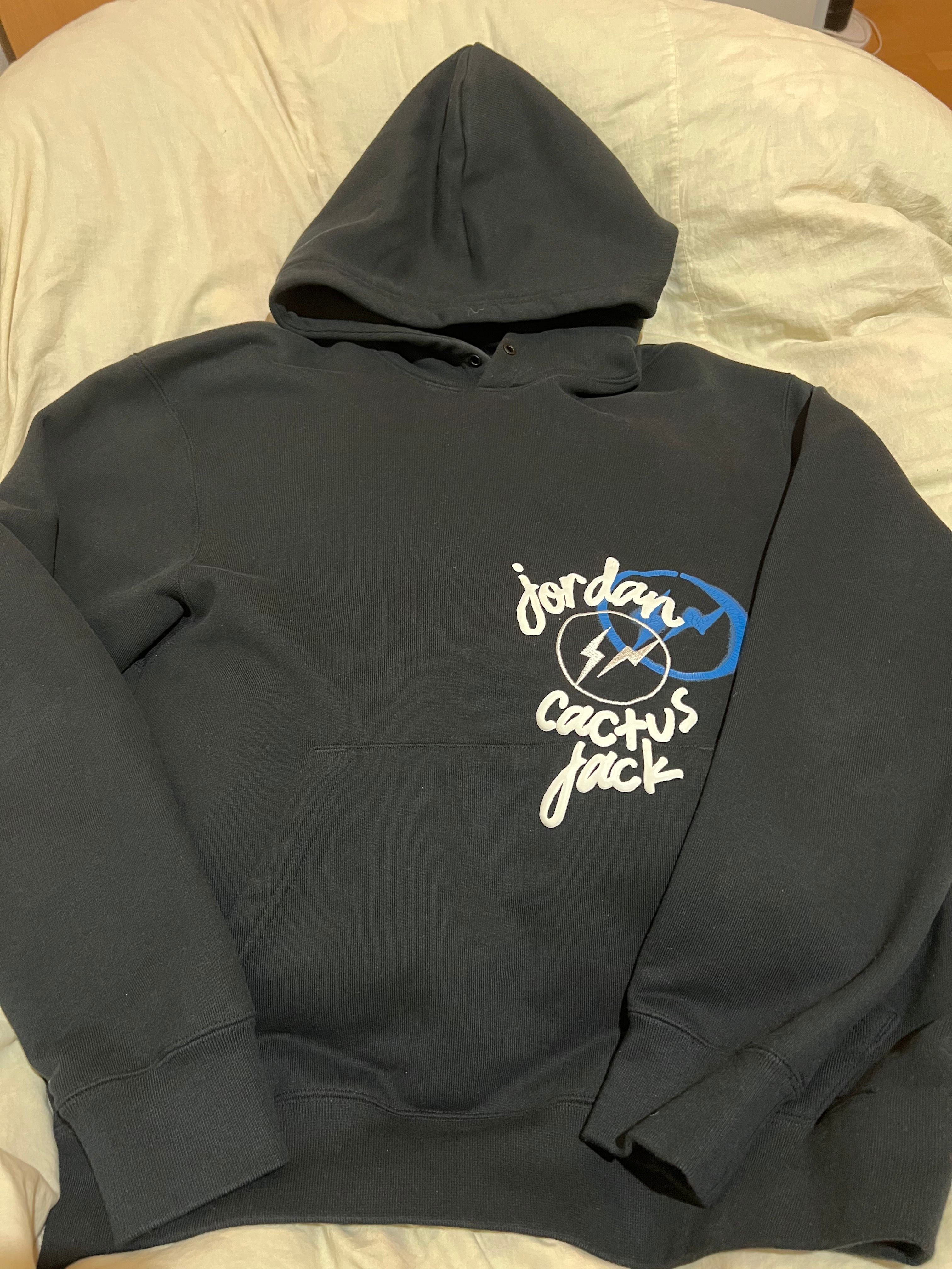 Air Jordan Travis Scott Fragment Hoodie "Black"