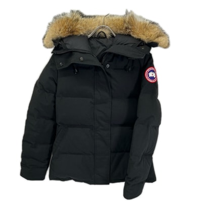 カナダグース 2604JL ブラック コヨーテファー PORTLAND PARKA/ポートランドパーカ フーデッドダウンコート S