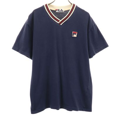 FILA フィラ 90s 半袖 Vネック Tシャツ