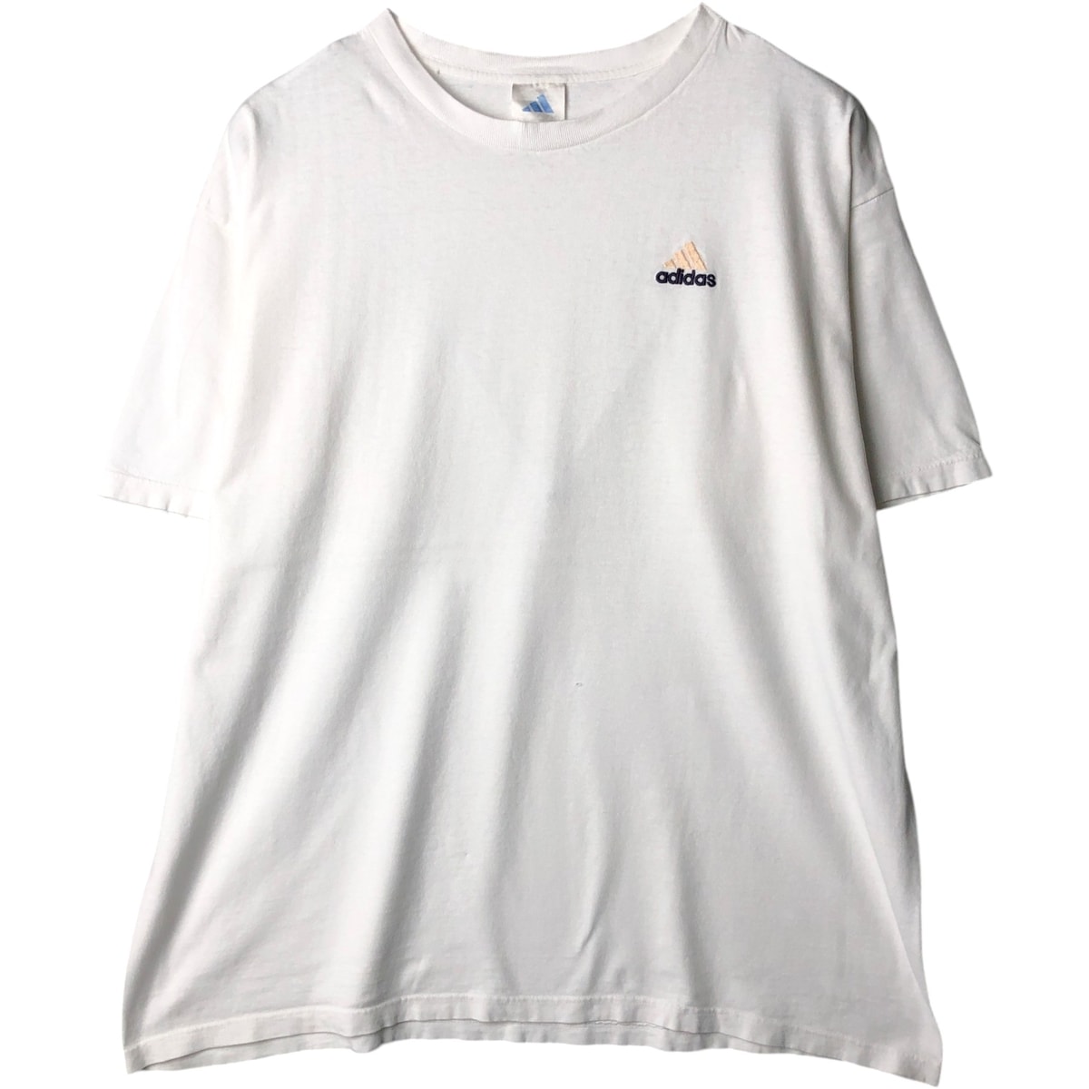 アディダス adidas シャツ　90年代 レア D (傷や汚れあり)】古着 90~00年代 アディダス adidas ロゴTシャツ