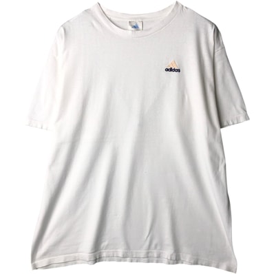 古着 90~00年代 アディダス adidas ロゴTシャツ メンズXL相当 ヴィンテージ/eaa648834