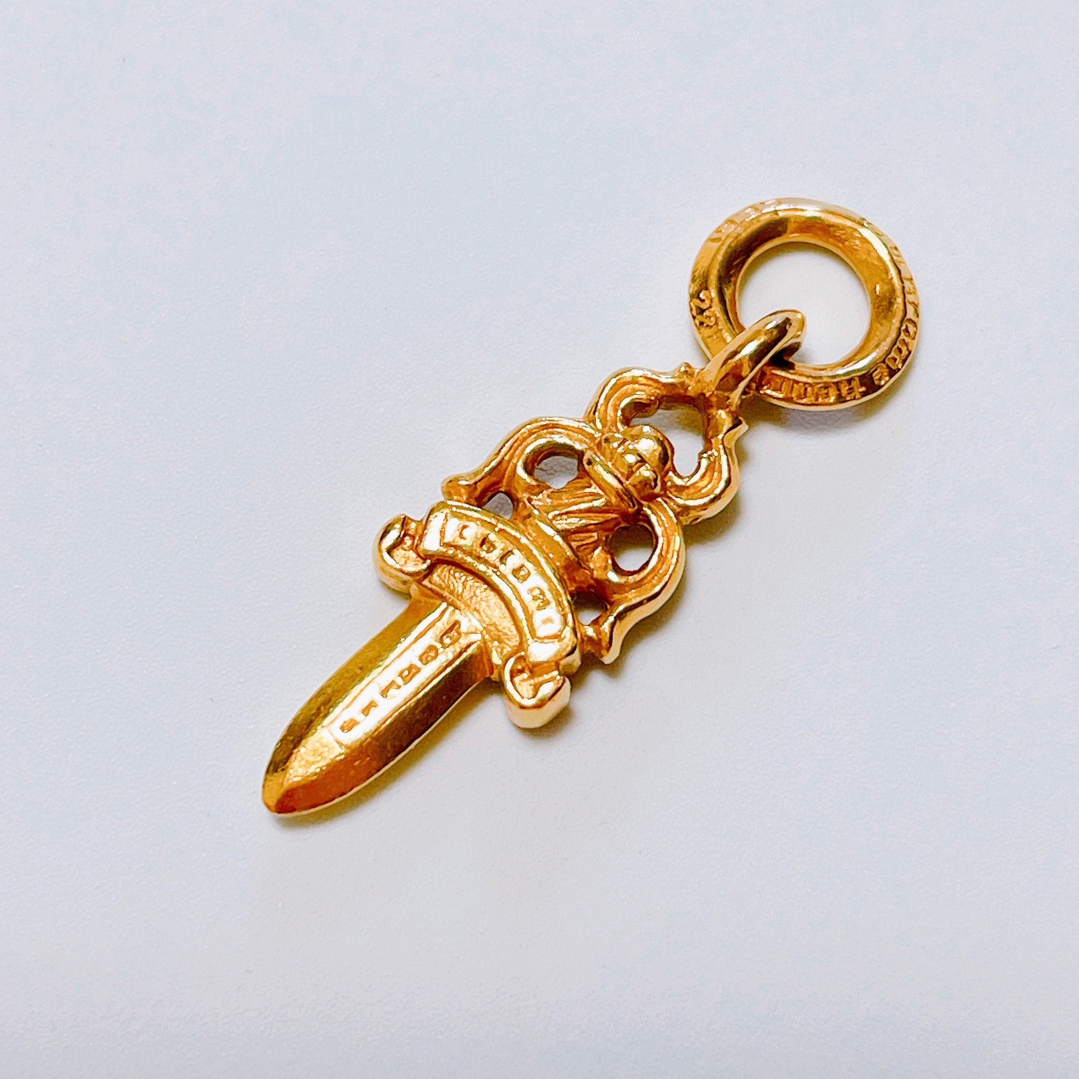Chrome Hearts 22K # 5 Dagger Charm "Gold"
