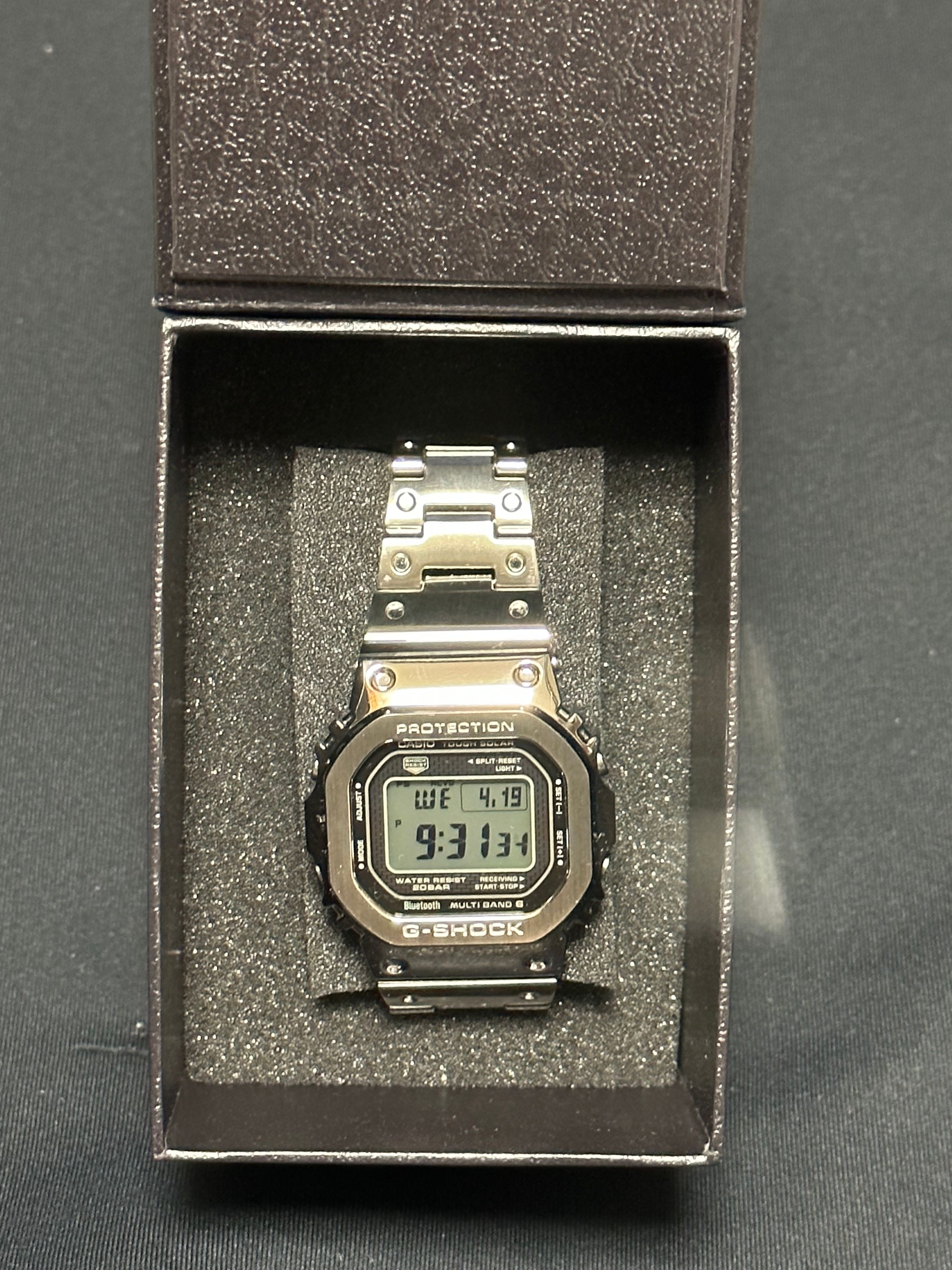 Casio G-Shock GMWB5000D-1 - 44mm in Stainless Steel