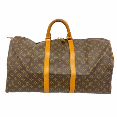 【6dc3413】ルイヴィトン ボストンバッグ モノグラム キーポル55 M41424 ブラウン【中古】メンズ レディース ユニセックス