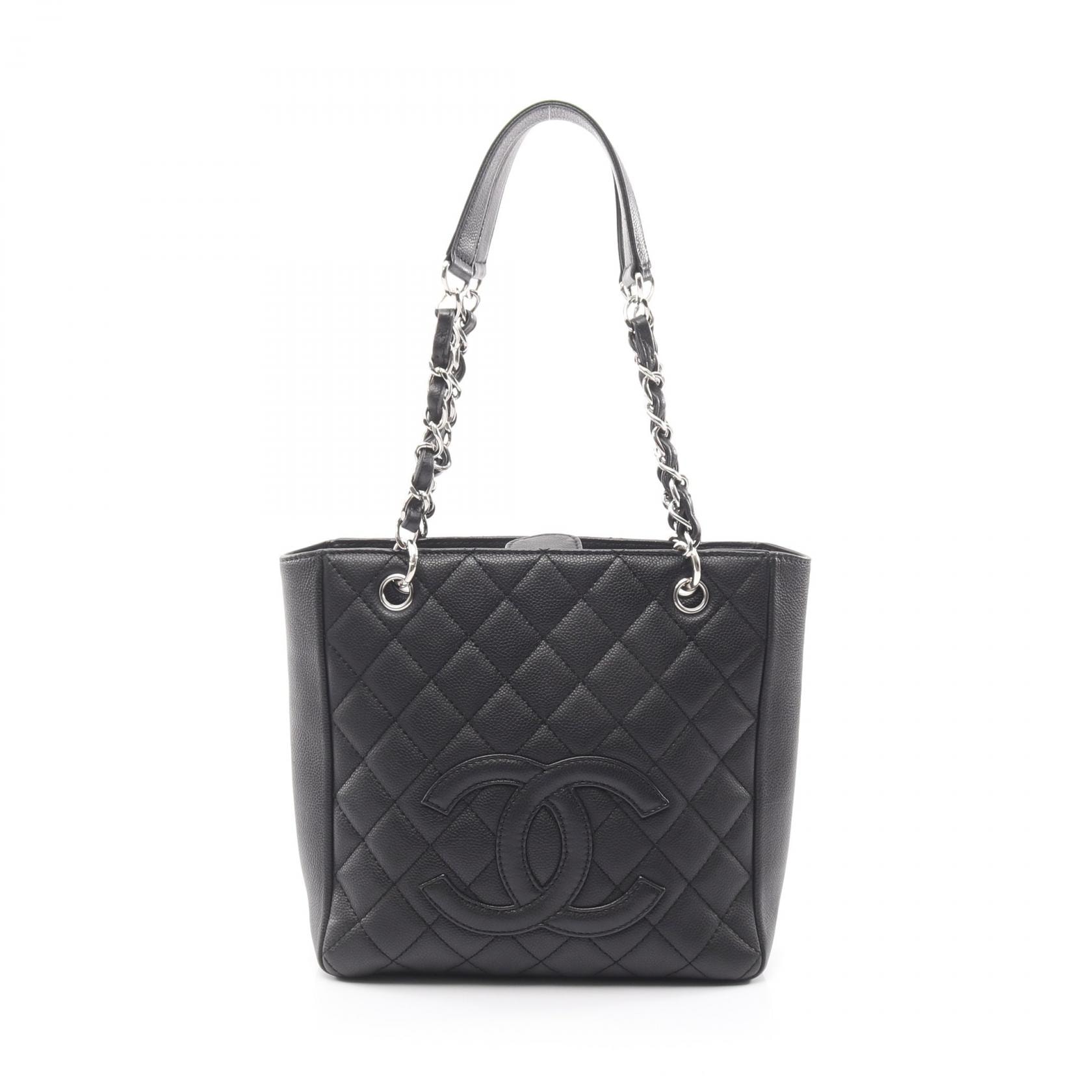 シャネル CHANEL マトラッセ PST トートバッグ バッグ キャビアスキン(グレインドカーフ) レディース ブラック系 【中古】