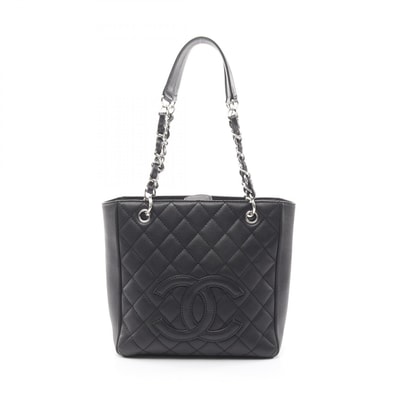 シャネル CHANEL マトラッセ PST トートバッグ バッグ キャビアスキン(グレインドカーフ) レディース ブラック系 【中古】