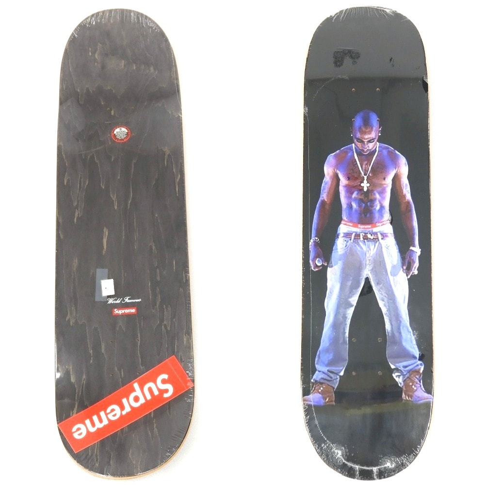 【中古】シュプリーム Supreme 2020年春夏 Tupac Hologram Skateboard スケートボード デッキ スケボー ブラック【サイズ8.5×32.25】【メンズ】