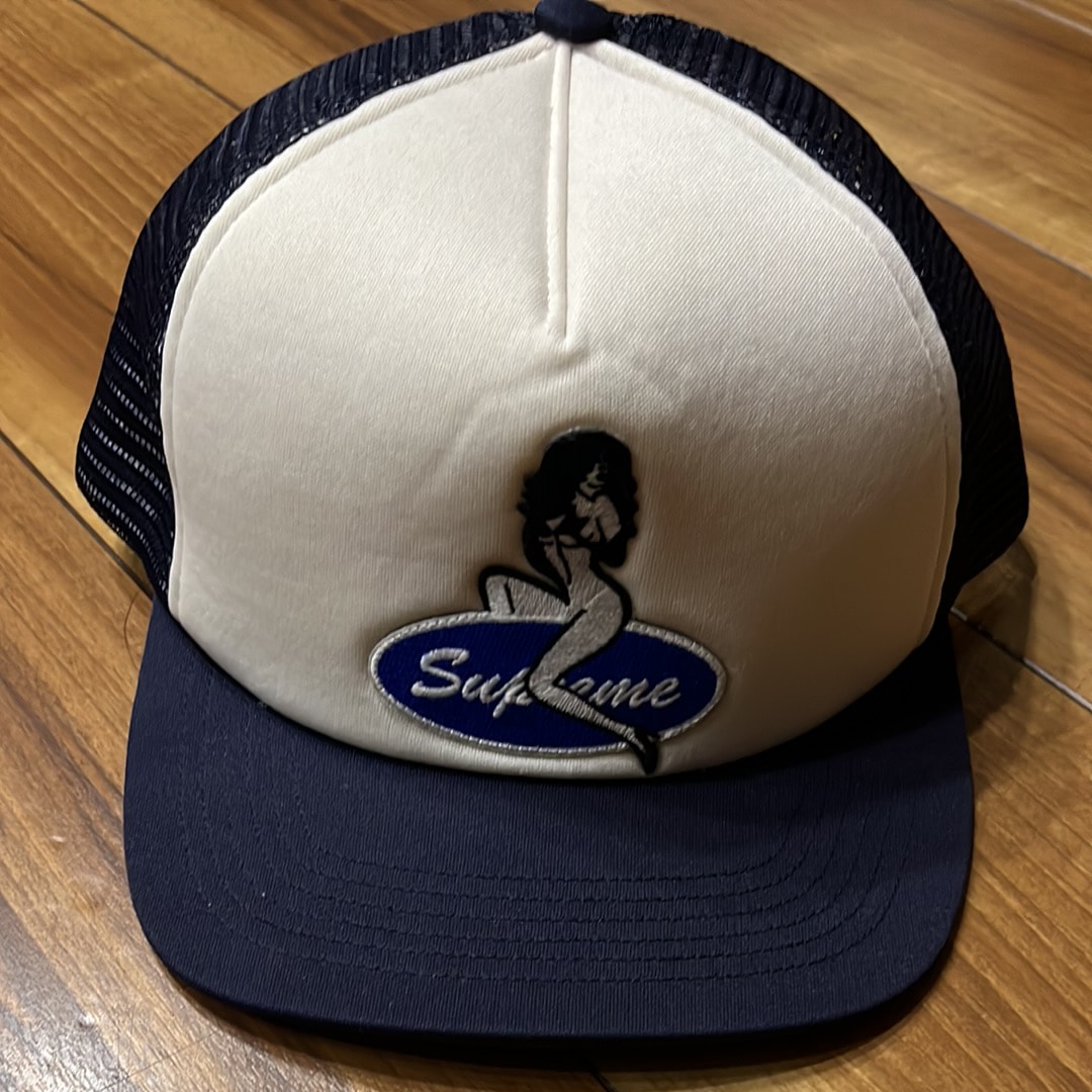 Supreme Pin Up Mesh Back 5-Panel "Navy"